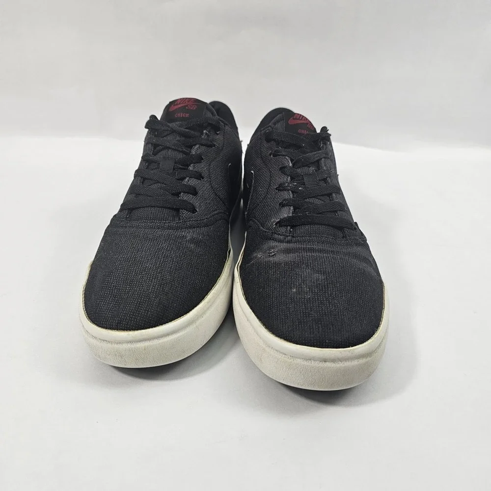 Mens Nike Check Solar SB Running Shoes Black Canvas 843896-007 - Size 11.5‎
